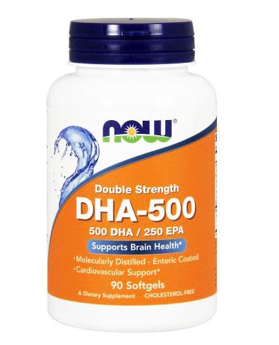 NOW FOODS DHA-500 - 90 kaps. zdjęcie