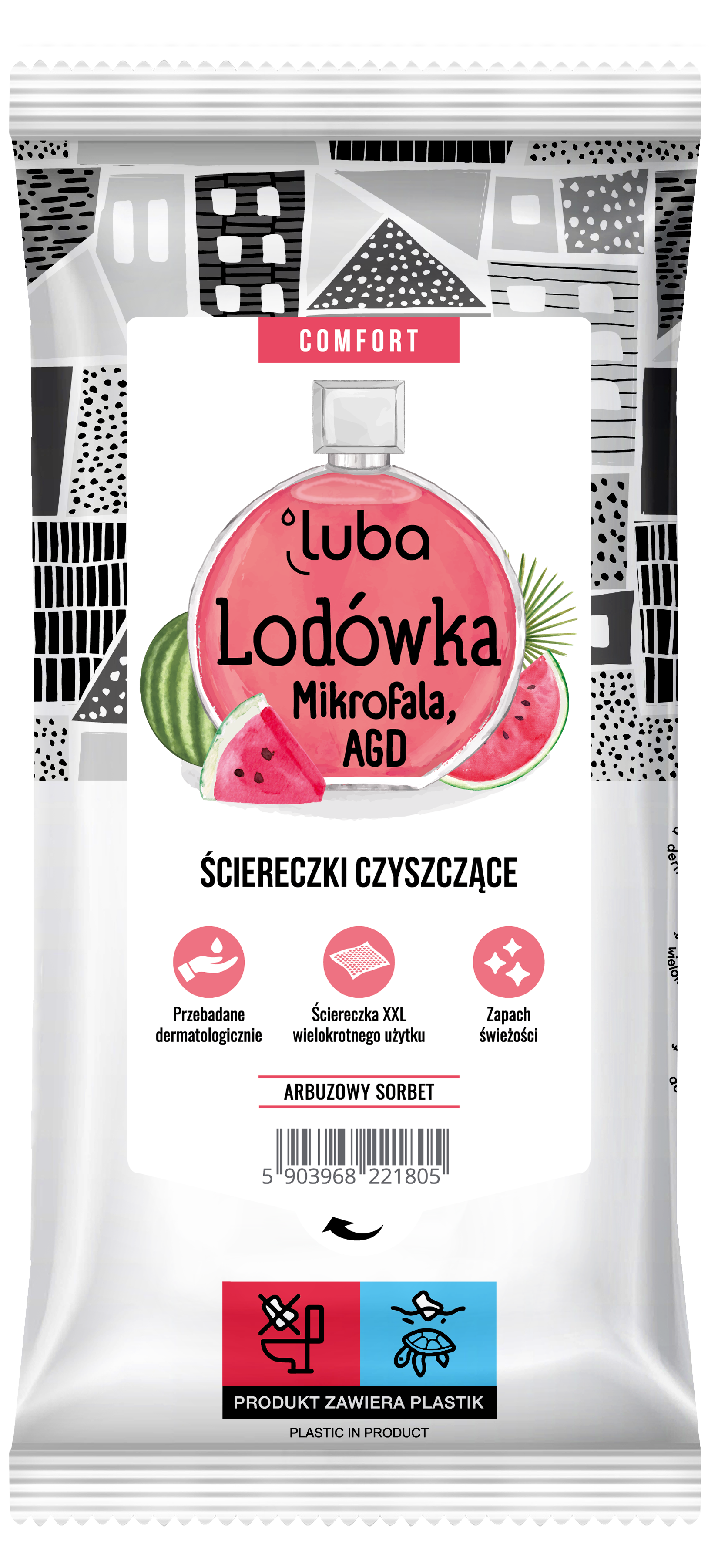 Luba Comfort, Czyszczące Ściereczki do lodówki i AGD, perfumowane, 32 sztuki zdjęcie