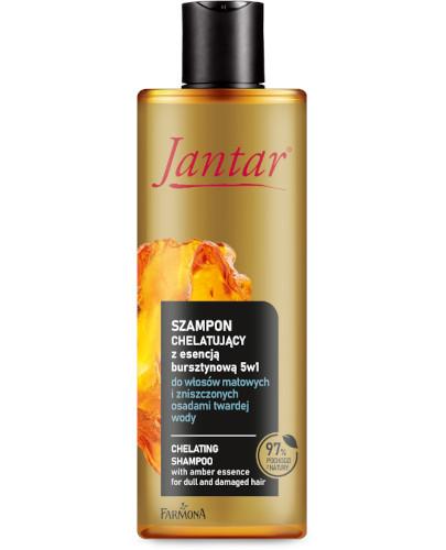 Jantar Szampon chelatujący z wyciągiem z bursztynu 5w1 do włosów matowych i zniszczonych osadami twardej wody, 300 ml zdjęcie