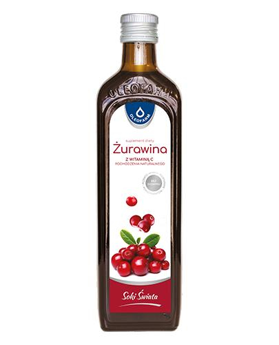 Oleofarm Żurawina sok z naturalną witaminą C, 490 ml zdjęcie