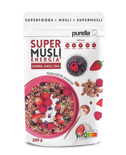 Purella Superfoods Super musli Energia, 200 g zdjęcie