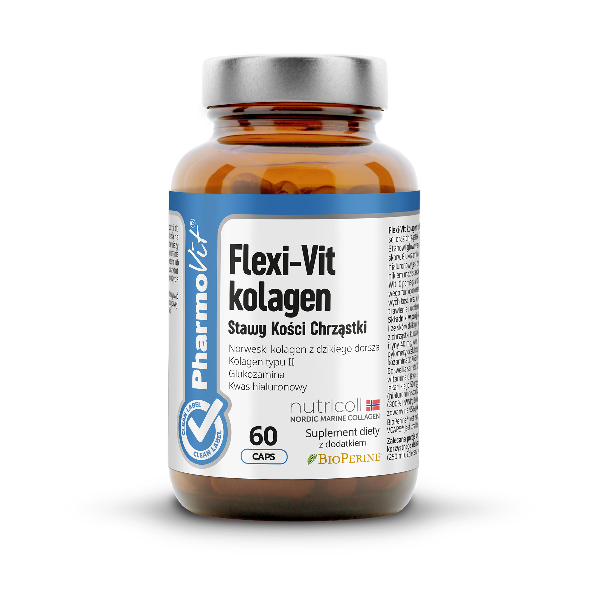 Pharmovit Flexi-Vit kolagen, kapsułki, 60 sztuk  zdjęcie