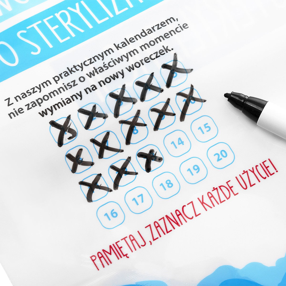 Bocioland, Woreczki do sterylizacji w kuchence mikrofalowej, 5 sztuk