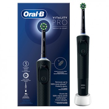 Oral-B Vitality Pro Black Szczoteczka elektryczna, 1 sztuka
