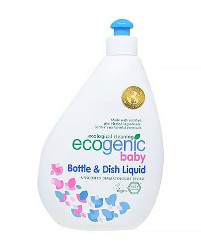 Ecogenic, Ekologiczny Płyn do mycia butelek, smoczków i zabawek, bezzapachowy, 500 ml zdjęcie