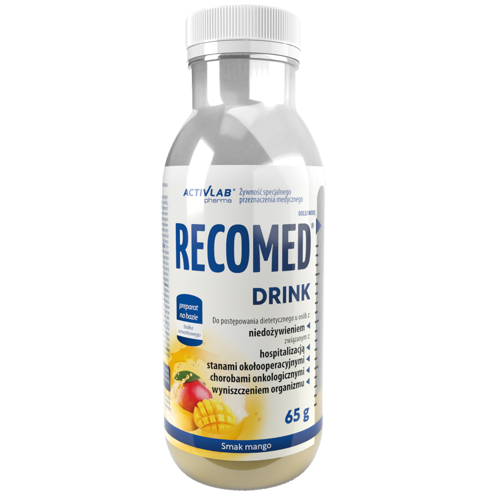RecoMed Drink, mango butelka, 65 g zdjęcie