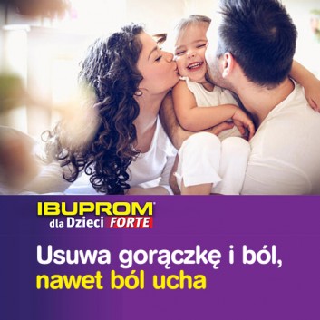 Ibuprom dla Dzieci Forte, 200 mg/5 ml, zawiesina doustna, 150 ml