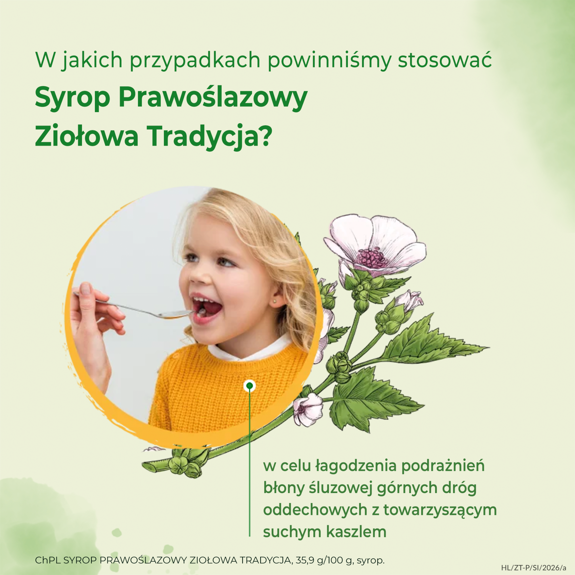 Ziołowa Tradycja, syrop prawoślazowy, 35,9 g/100 g, 125 g