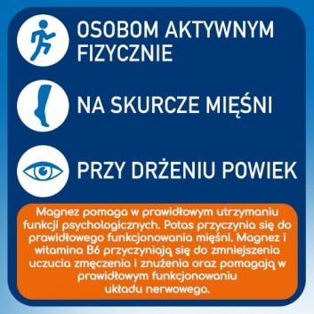 Plusssz Magnez Skurcz Cytrynian smak cytryna-pomarańcza 24 tabletek musujących