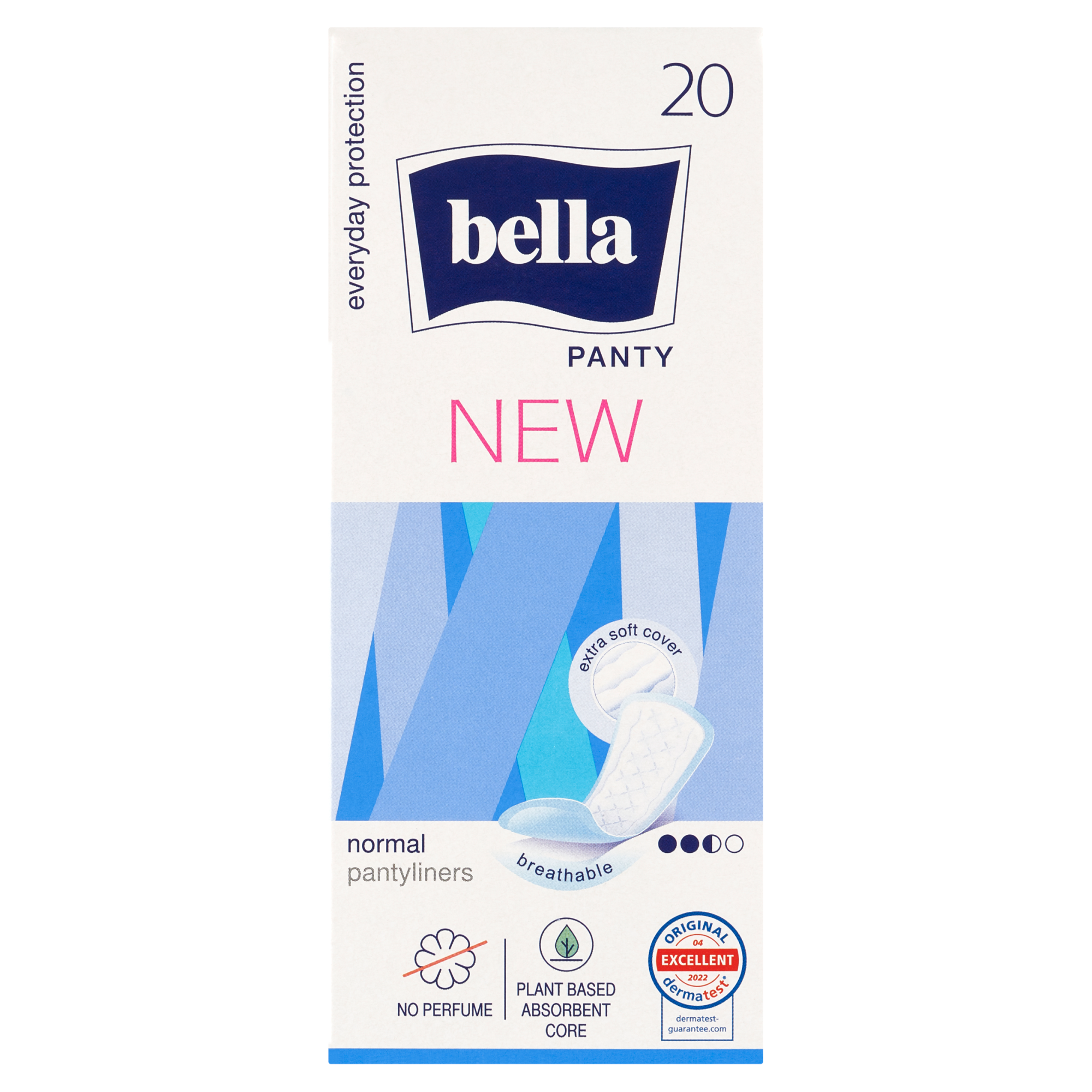 BELLA PANTY NEW Oddychające wkładki higieniczne - 20 szt. zdjęcie
