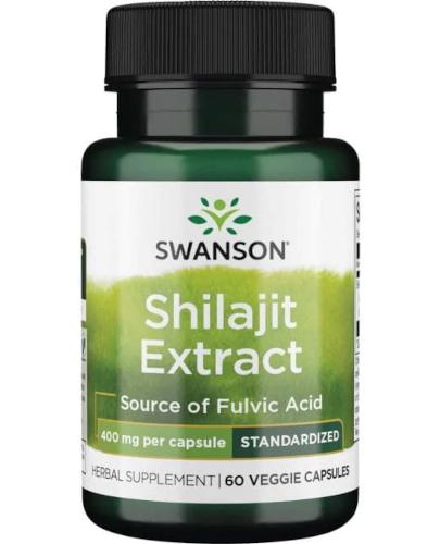 Swanson Shilajit Extract - 60 kaps. - cena, opinie, właściwości  zdjęcie