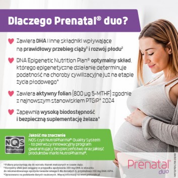 Prenatal Duo, 30 kapsułek Classic + 60 kapsułek DHA