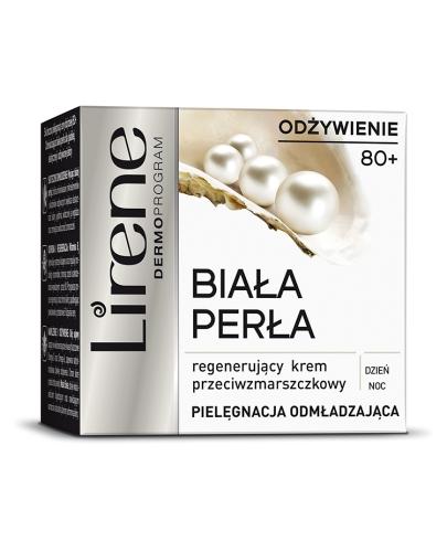 Lirene Biała Perła Regenerujący krem przeciwzmarszczkowy 80+ - 50 ml - cena, opinie, właściwości  zdjęcie
