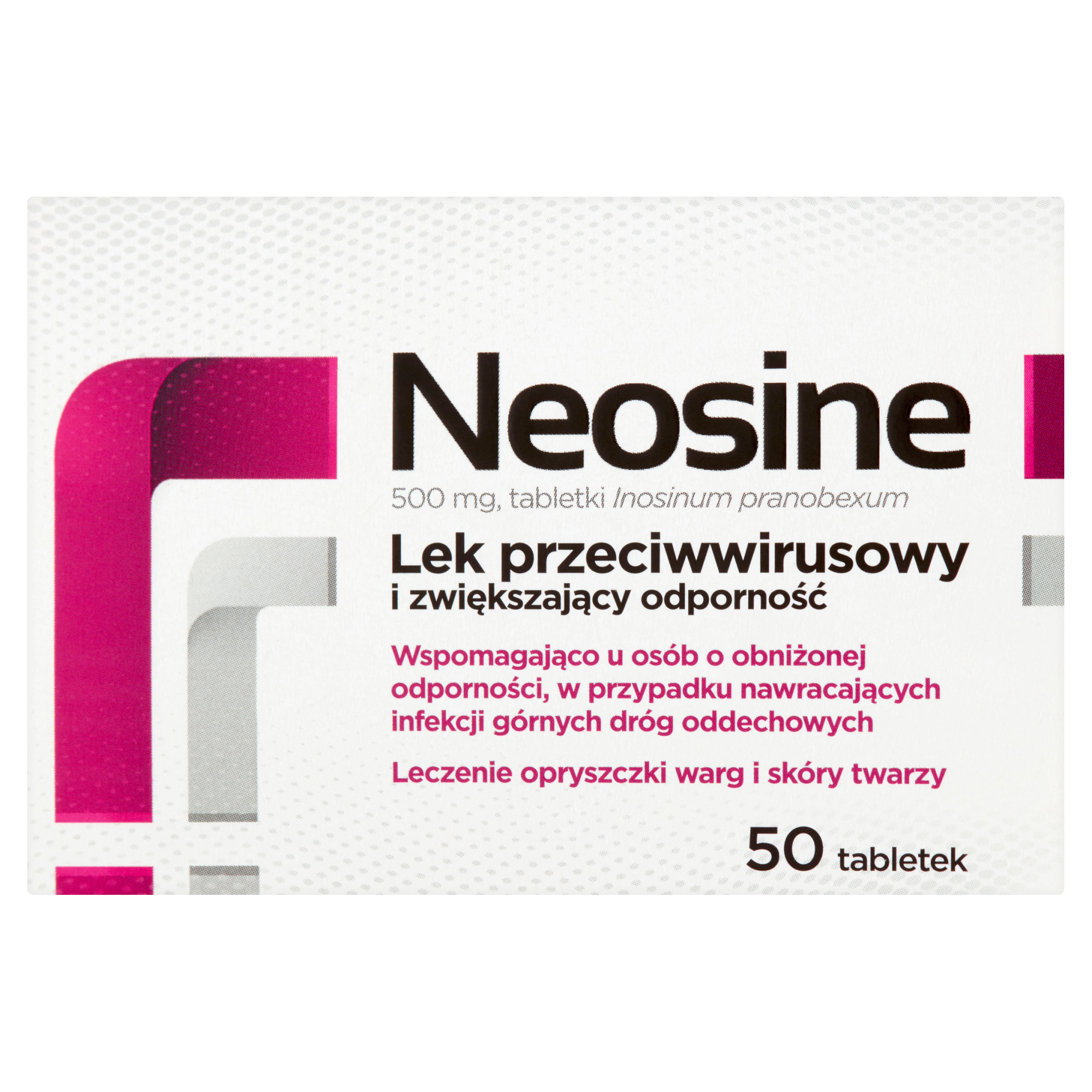 Neosine, 500 mg, tabletki, 50 sztuk zdjęcie