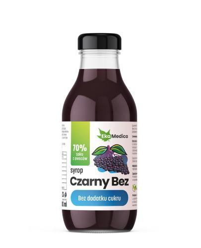 EkaMedica Syrop Czarny Bez bez dodatku cukru, 300 ml zdjęcie
