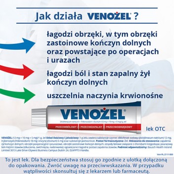 VENOŻEL Żel przeciwbólowy i przeciwobrzękowy - 50 g
