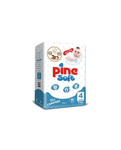 Pine Soft Pieluchy maxi 4 (7-14 kg), 36 sztuk zdjęcie