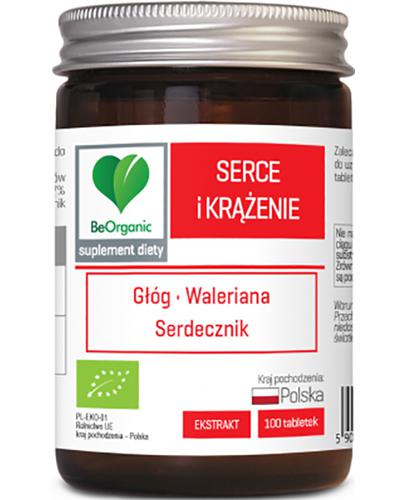 BeOrganic, Serce i Krążenie Bio, tabletki, 100 sztuk zdjęcie