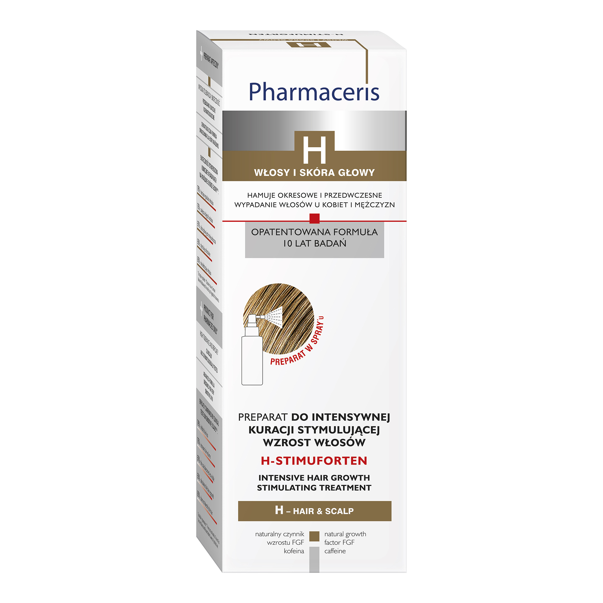Pharmaceris H-Stimuforten, preparat do intensywnej kuracji stymulującej wzrost włosów, 125 ml zdjęcie