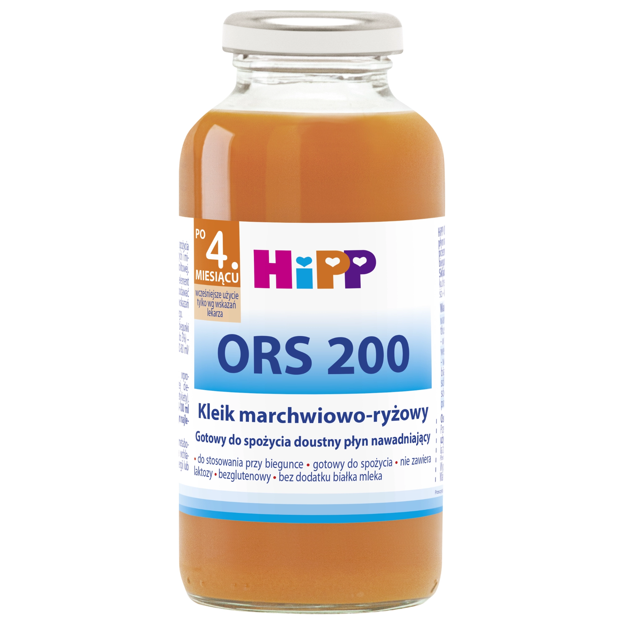 HIPP ORS 200 Kleik marchwiowo-ryżowy po 4. miesiącu - 200 ml zdjęcie