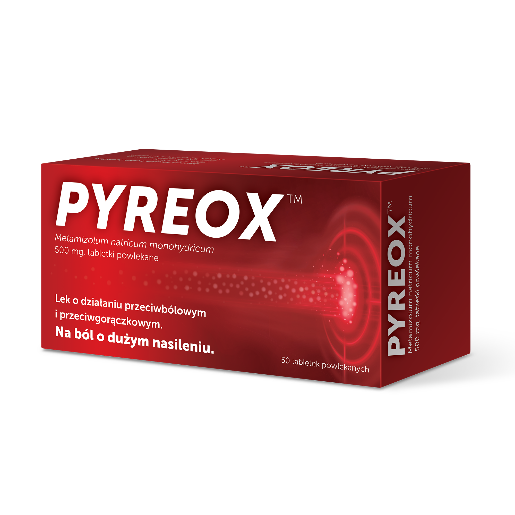 Pyreox, 500 mg, 50 tabletek powlekanych zdjęcie