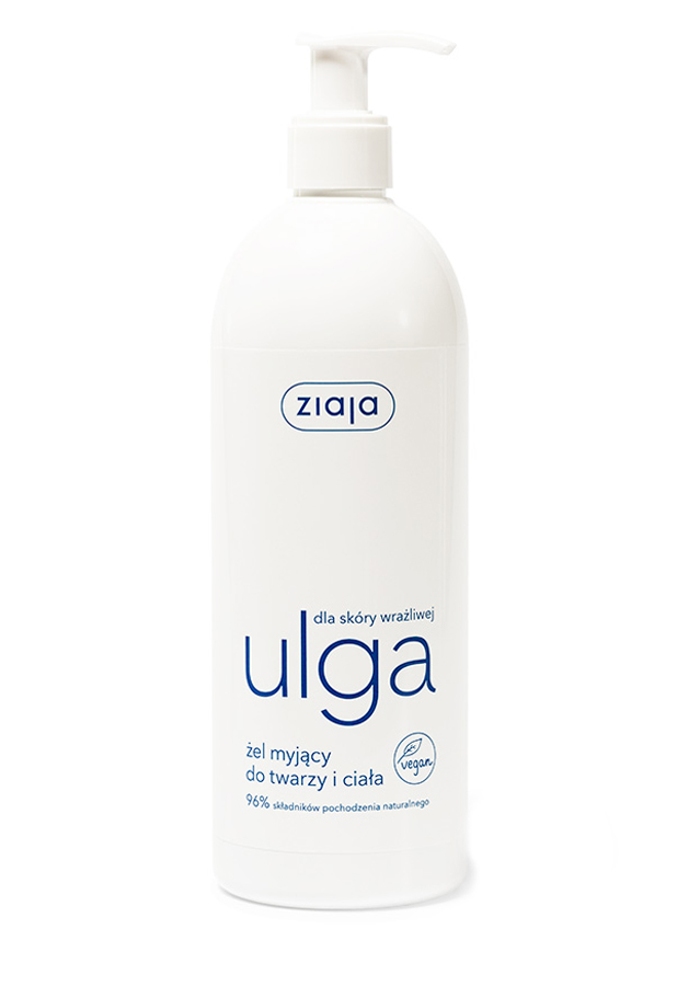 ZIAJA ULGA DLA CERY WRAŻLIWEJ Żel myjący do twarzy i ciała - 400 ml zdjęcie
