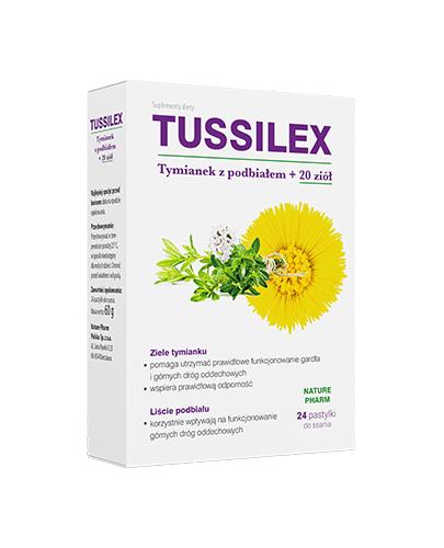 Tussilex Tymianek Z Podbiałem + 20 Ziół, 24 pastylki do ssania zdjęcie