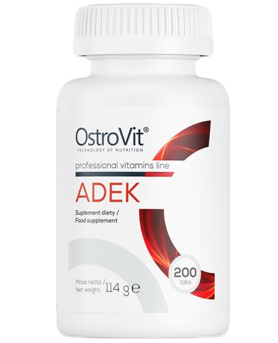 OstroVit ADEK - 200 tabl. - cena, opinie, dawkowanie zdjęcie