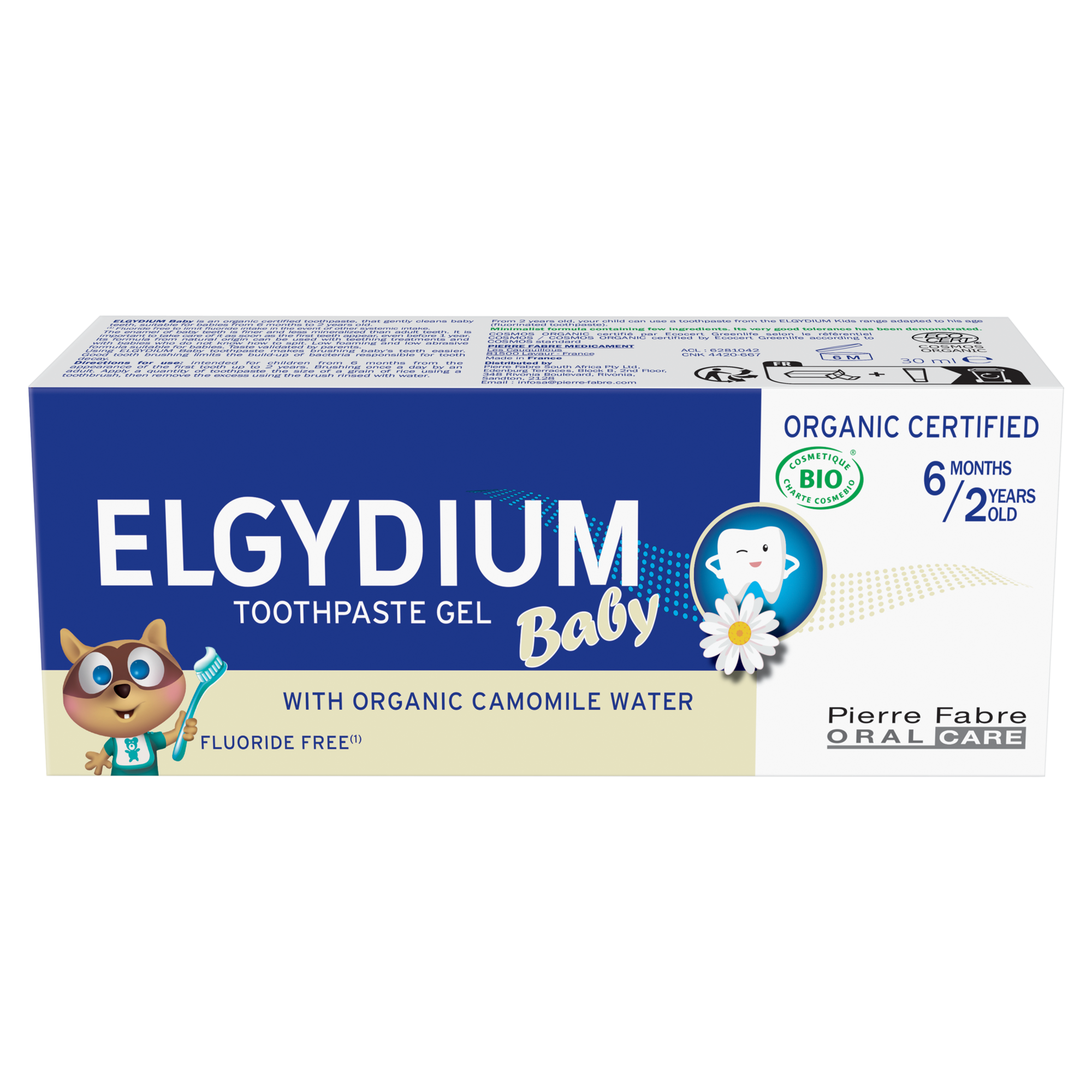 Elgydium Baby Pasta do zębów w żelu dla dzieci 6 miesięcy-2 lat, 30 ml zdjęcie