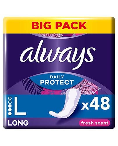 Always Daily Protect Long Wkładki higieniczne o świeżym zapachu, 48 sztuk zdjęcie
