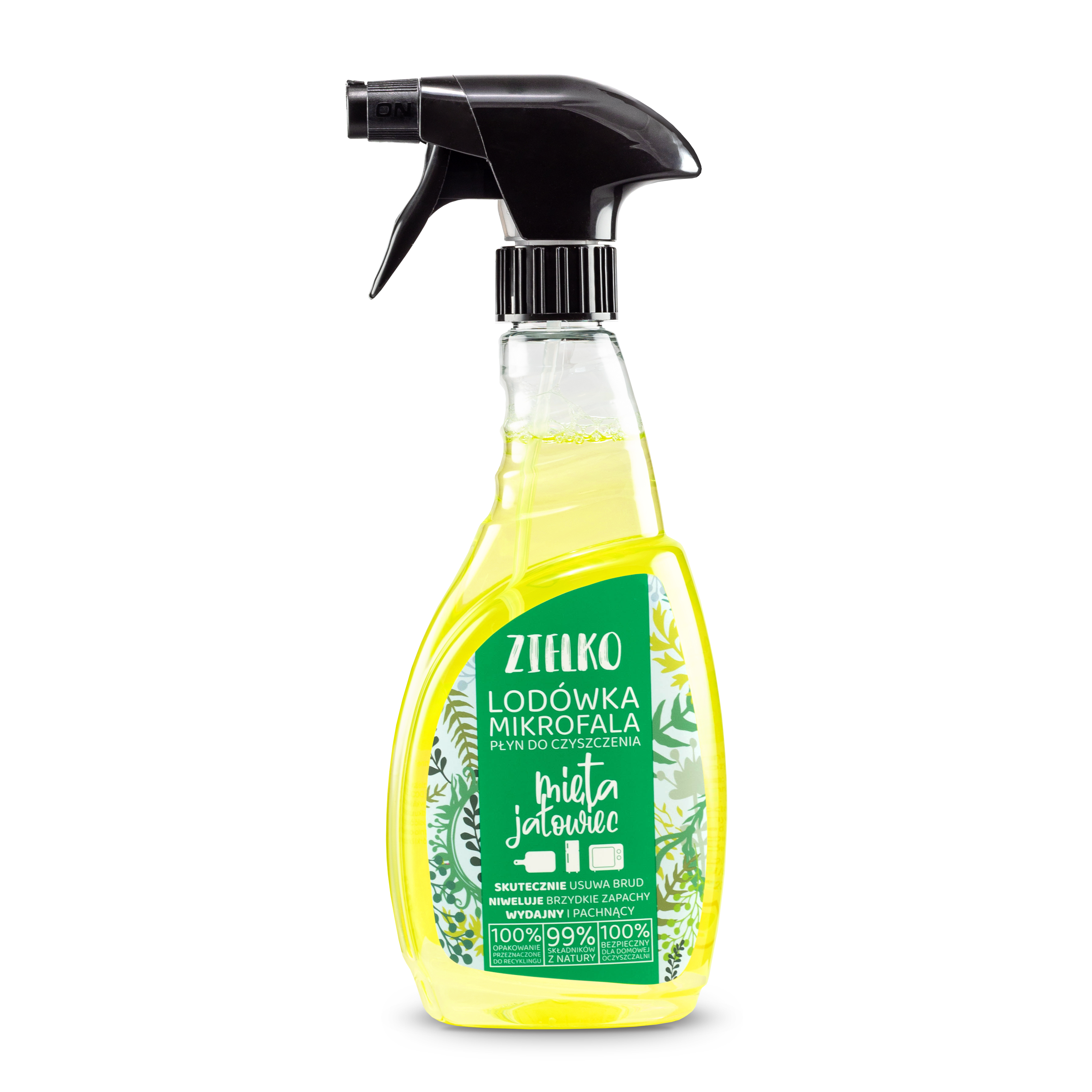 Zielko Lodówka Mikrofala Płyn do czyszczenia Mięta Jałowiec, 500 ml  zdjęcie