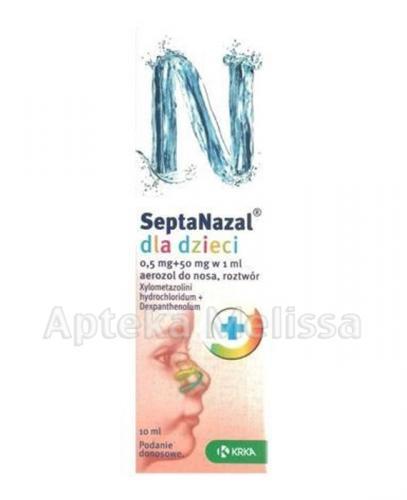 SEPTANAZAL Aerozol do nosa dla dzieci - 10 ml zdjęcie