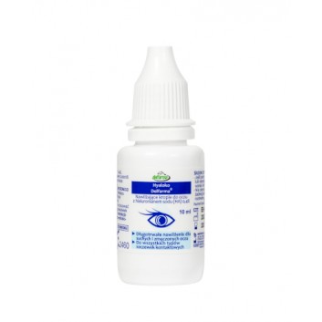 DELFARMA Hyaloko, Nawilżające krople do oczu z hialuronianem sodu 0,4%, 10 ml