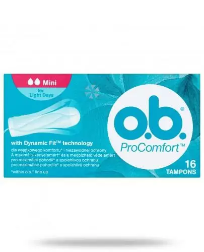 OB ProComfort Mini tampony higieniczne 16 sztuk zdjęcie