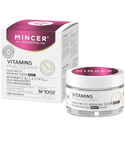 Mincer Pharma Vitamins Philosophy N1002 odżywczy krem na dzien i na noc 50 ml zdjęcie