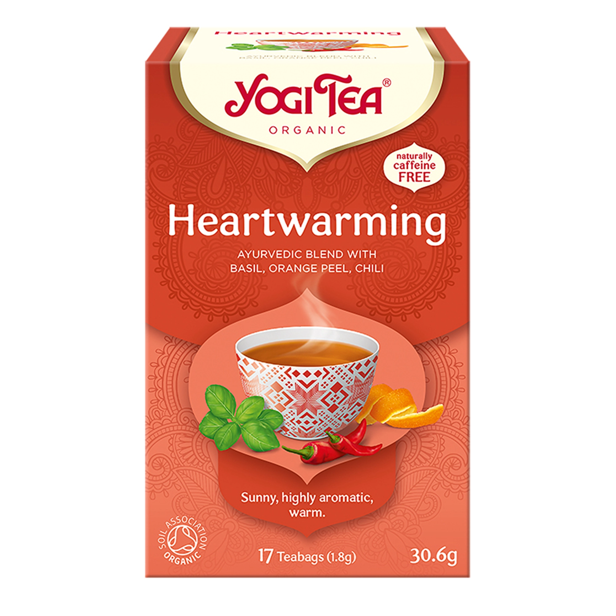 Yogi Tea Organic HEARTWARMING Radość życia BIO - 17 sasz. zdjęcie