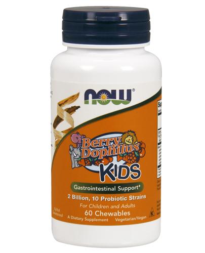 NOW FOODS BerryDophilus KIDS - 60 tabl. zdjęcie