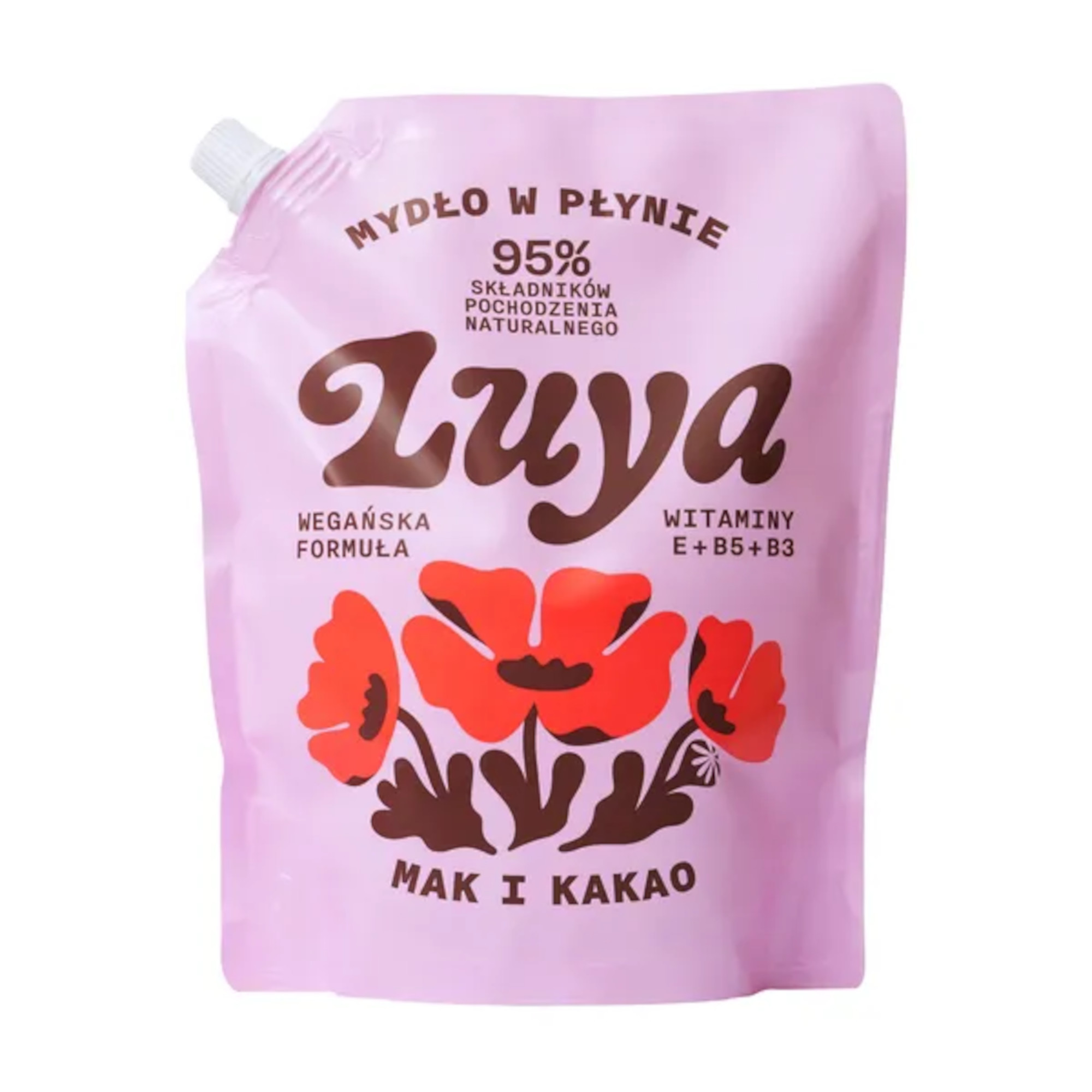 Luya Refill Mydło do rąk w płynie mak i kakao, 800 ml zdjęcie