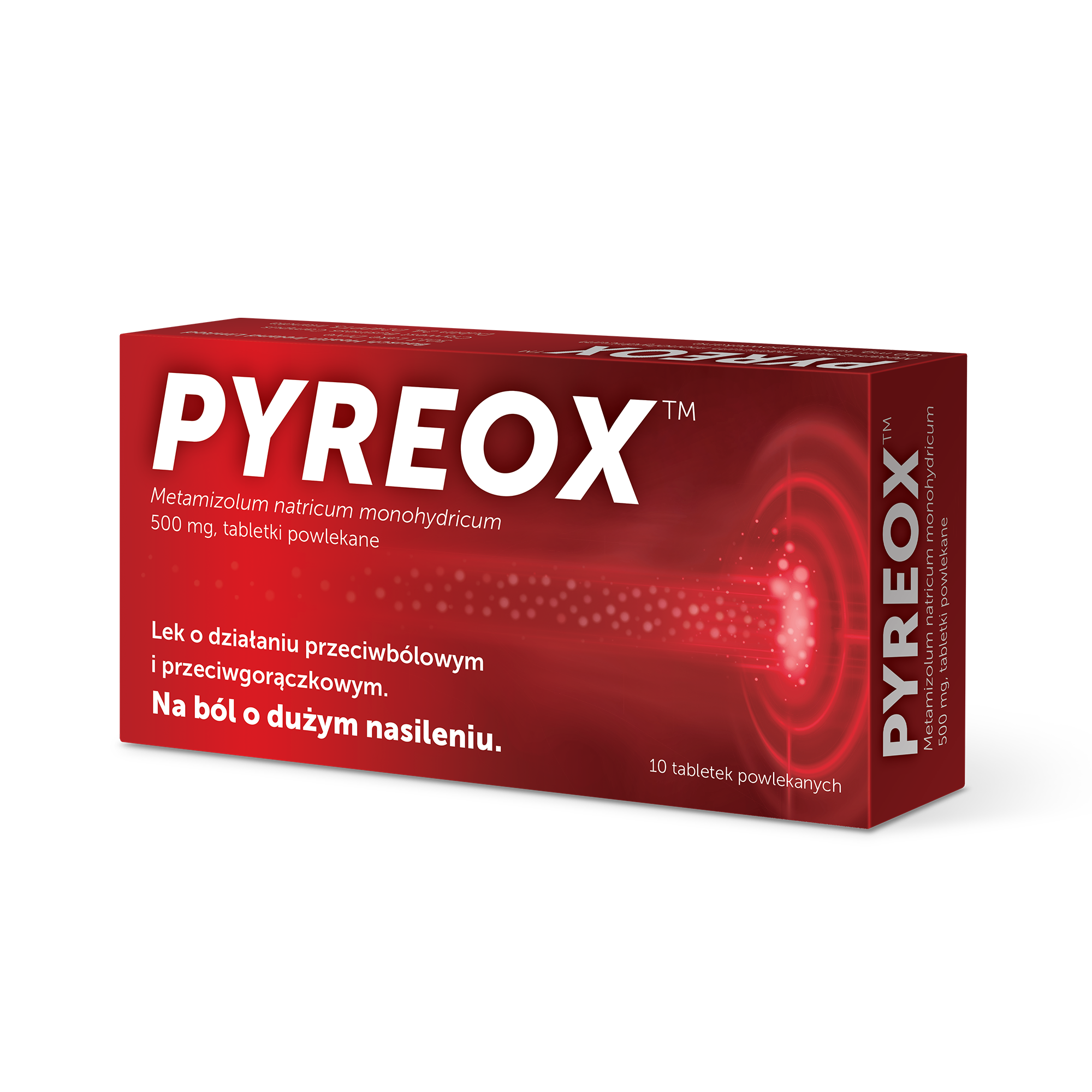 Pyreox 500 mg, 10 tabletek powlekanych zdjęcie
