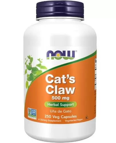 NOW Foods Cat's Claw 500mg 250 kapsułek vege zdjęcie