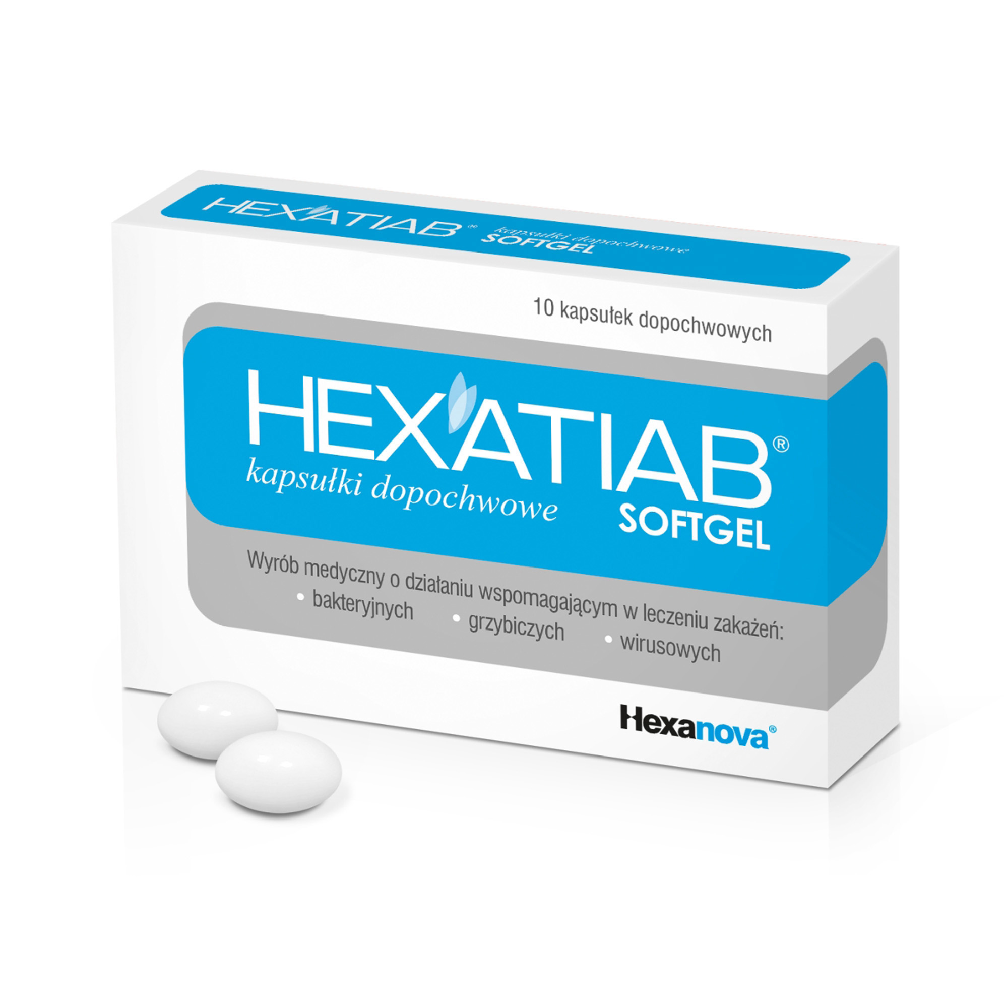 Hexatiab, kapsułki dopochwowe, 10 sztuk