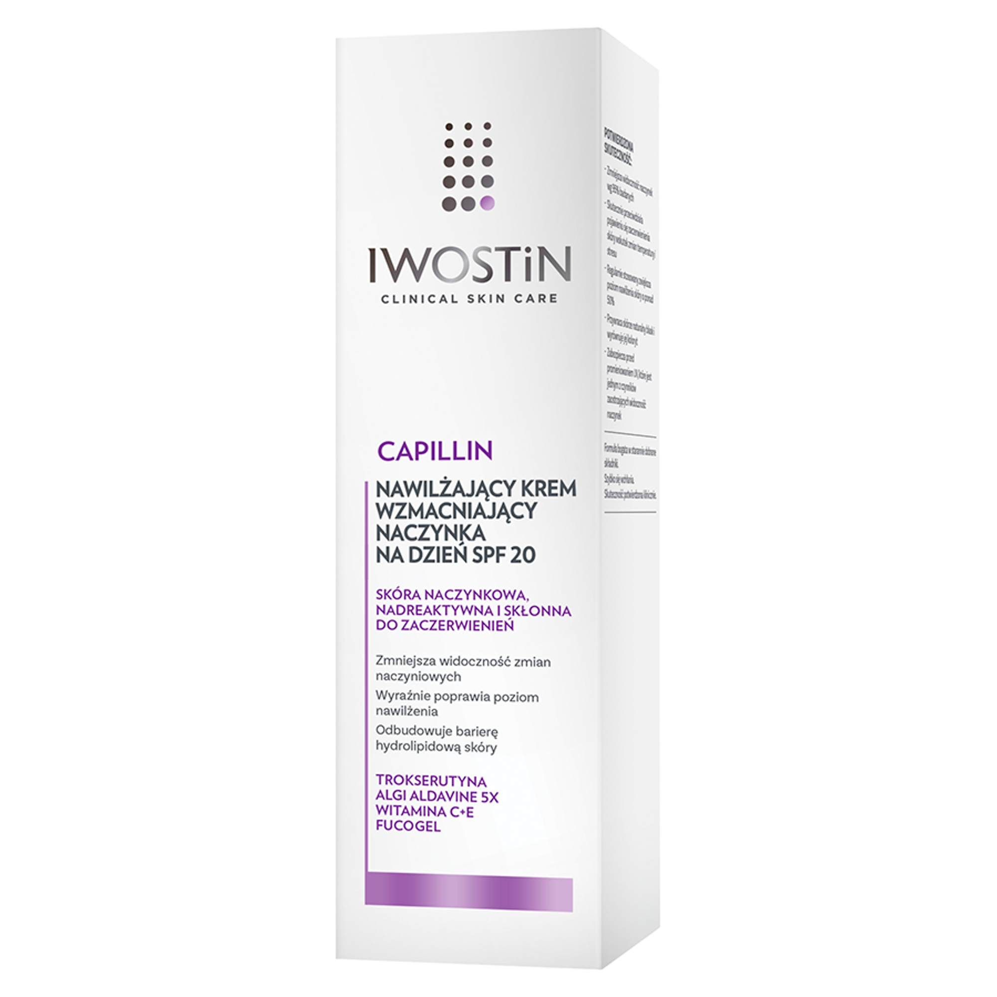 IWOSTIN CAPILLIN Krem na naczynka SPF20 lekka konsystencja - 40 ml zdjęcie