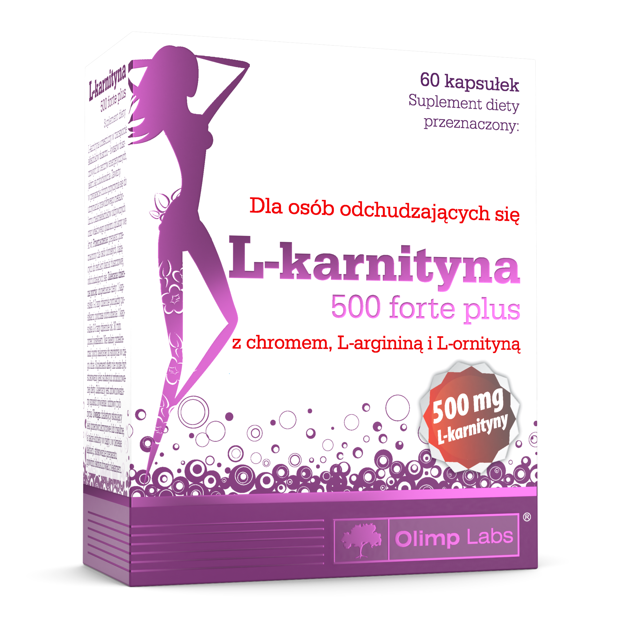 OLIMP, L-KARNITYNA 500 FORTE PLUS - 60 kaps. zdjęcie