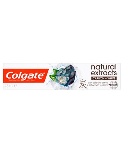 Colgate natural extracts charcoal plus white z węglem aktywnym pasta do zębów - 75 ml - cena, opinie, stosowanie zdjęcie
