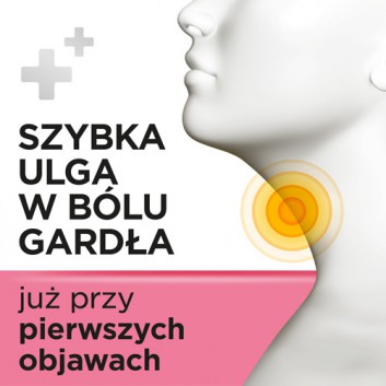 Strepsils Junior, pastylki na ból gardła dla dzieci, 24 pastylki do ssania - cena, opinie, właściwości 