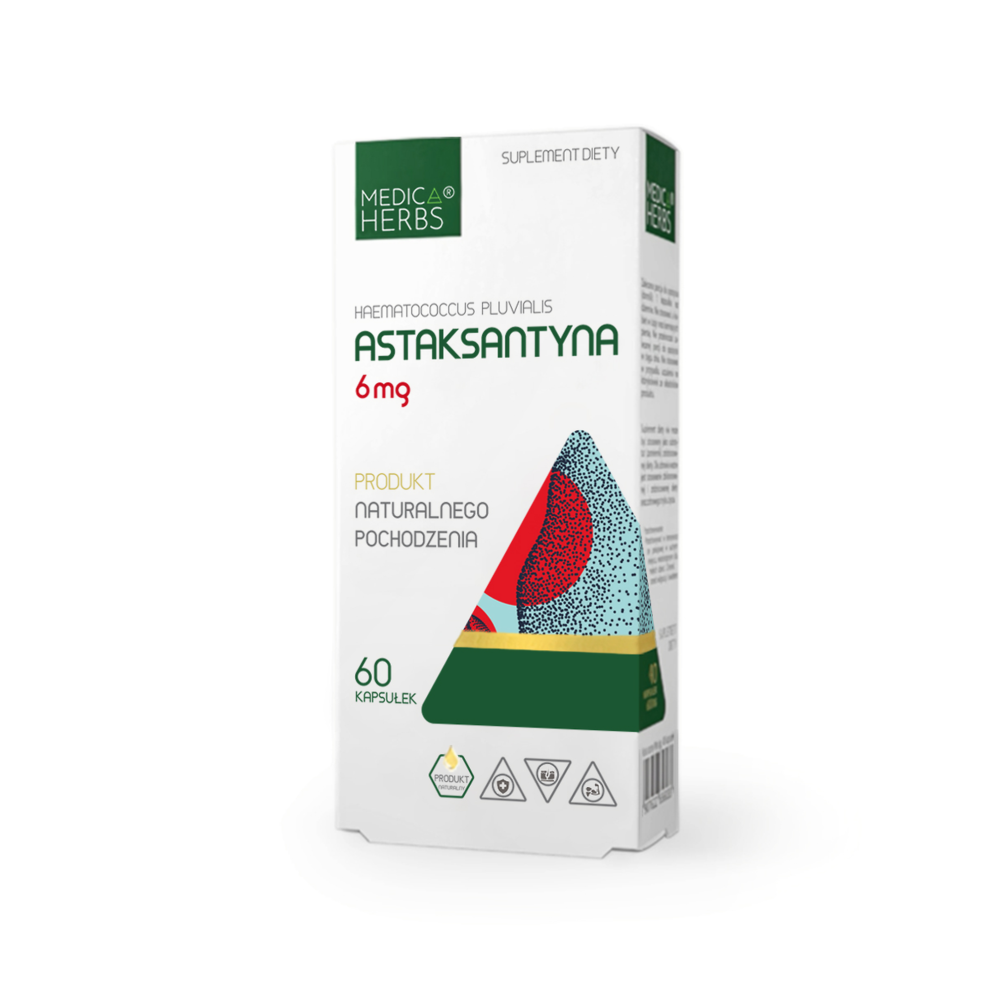 Astaksantyna 6 mg, kapsułki, 60 sztuk
