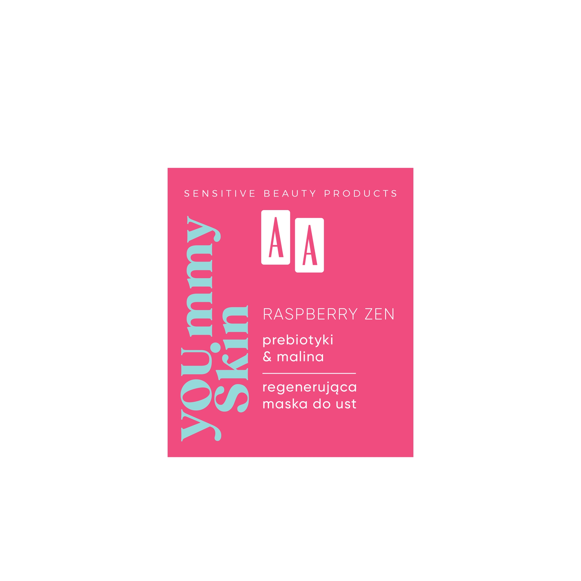 AA You.mmy Skin Raspberry Zen Regenerująca maska do ust 10 g zdjęcie