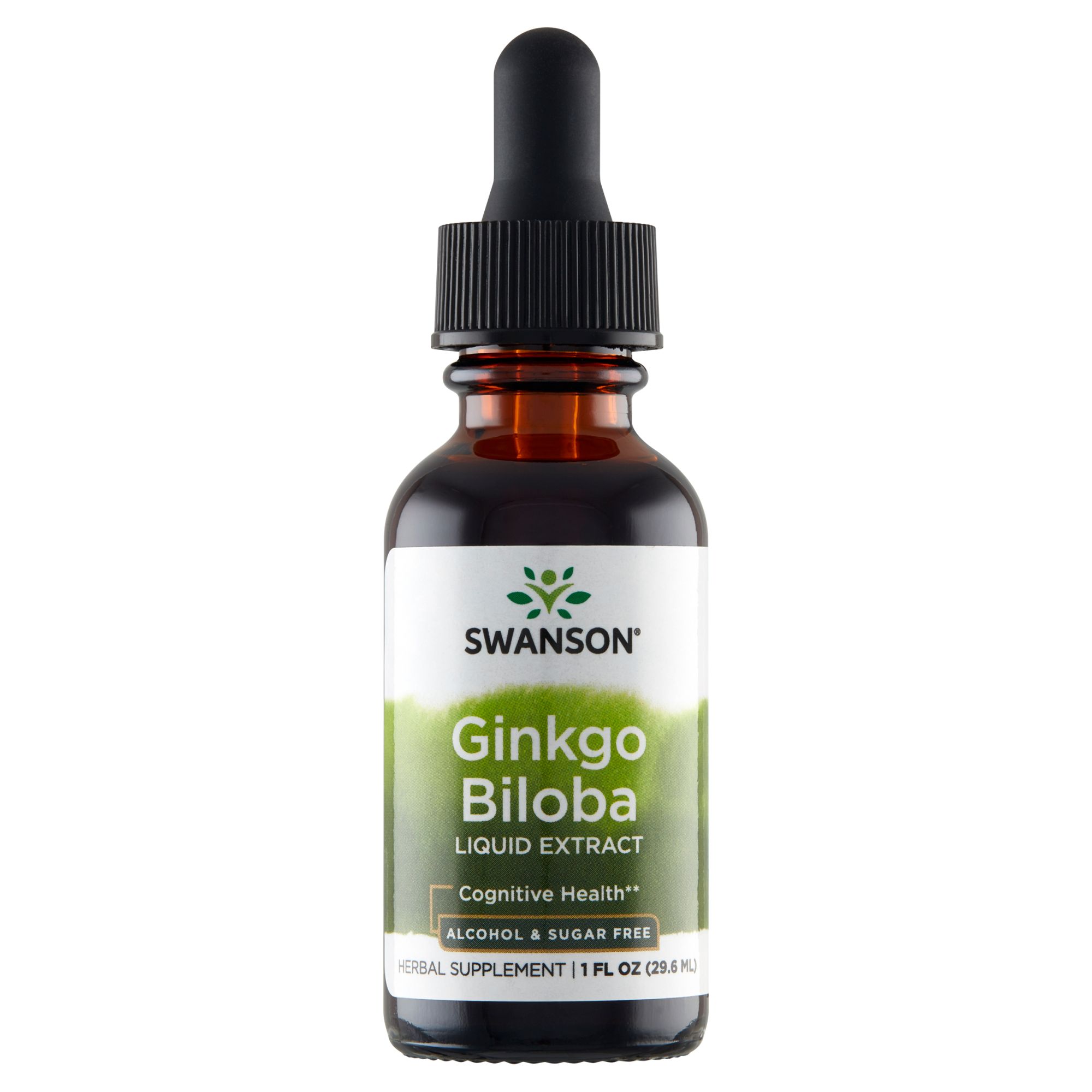 SWANSON Ginkgo Biloba liquid extract - 29,6 ml zdjęcie