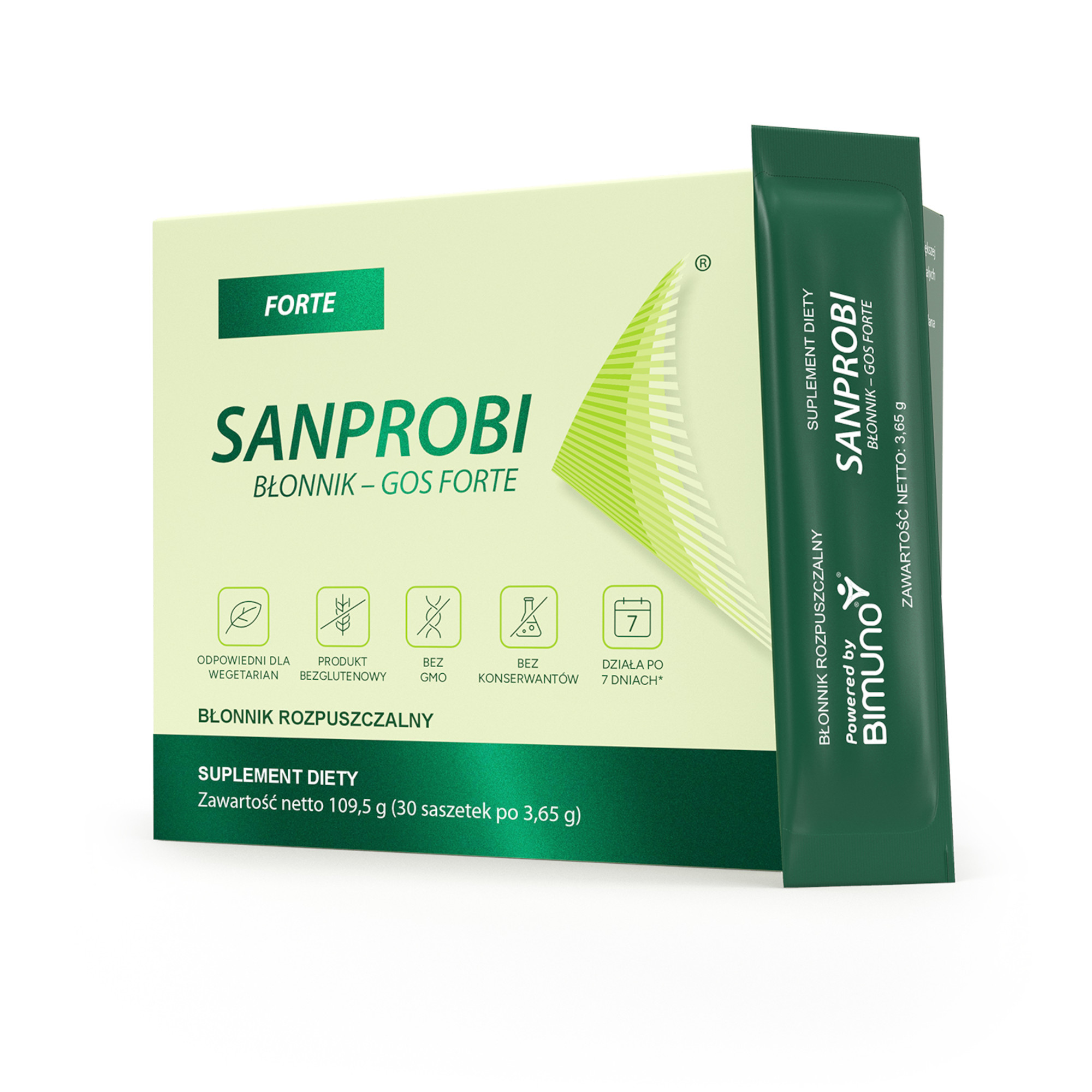 Sanprobi Błonnik GOS Forte, proszek, 30 g zdjęcie