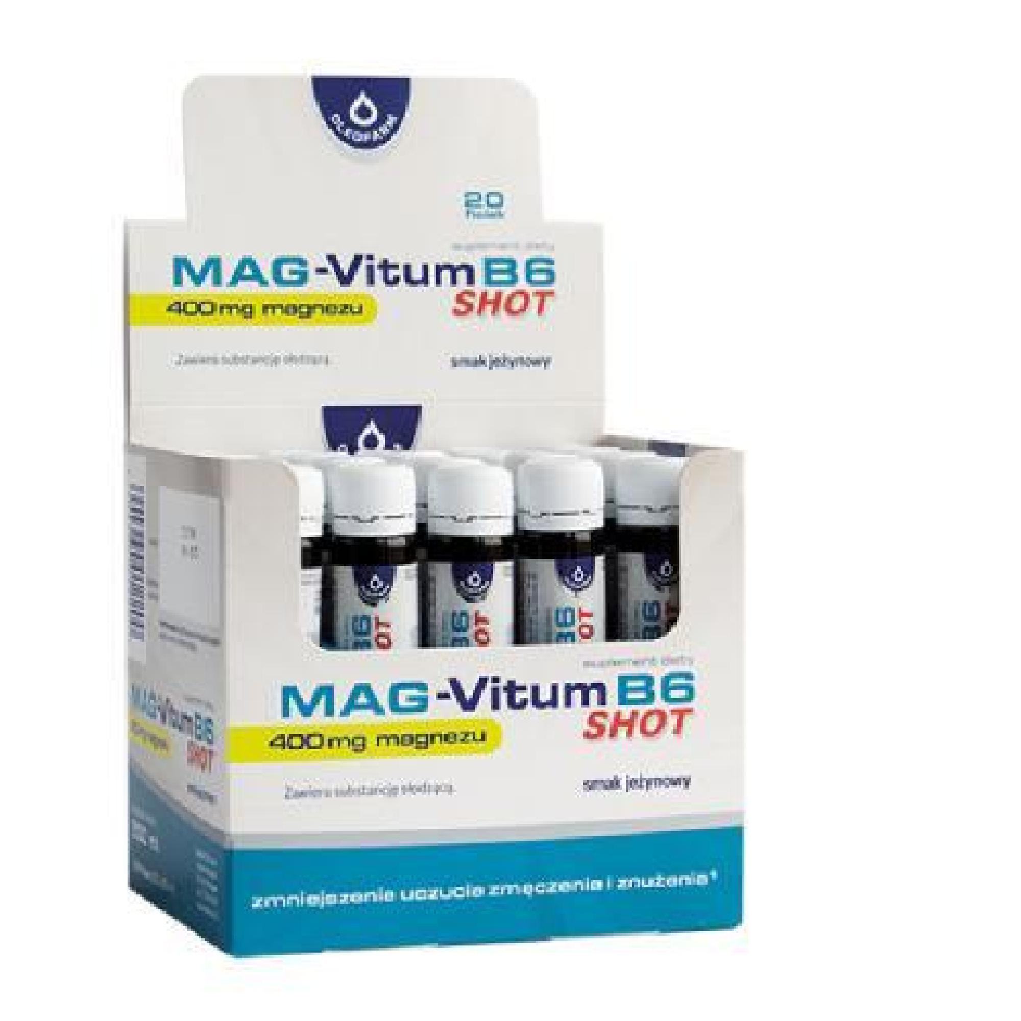 Oleofarm Mag-Vitum B6 Shot, 20 sztuk x 25 ml zdjęcie